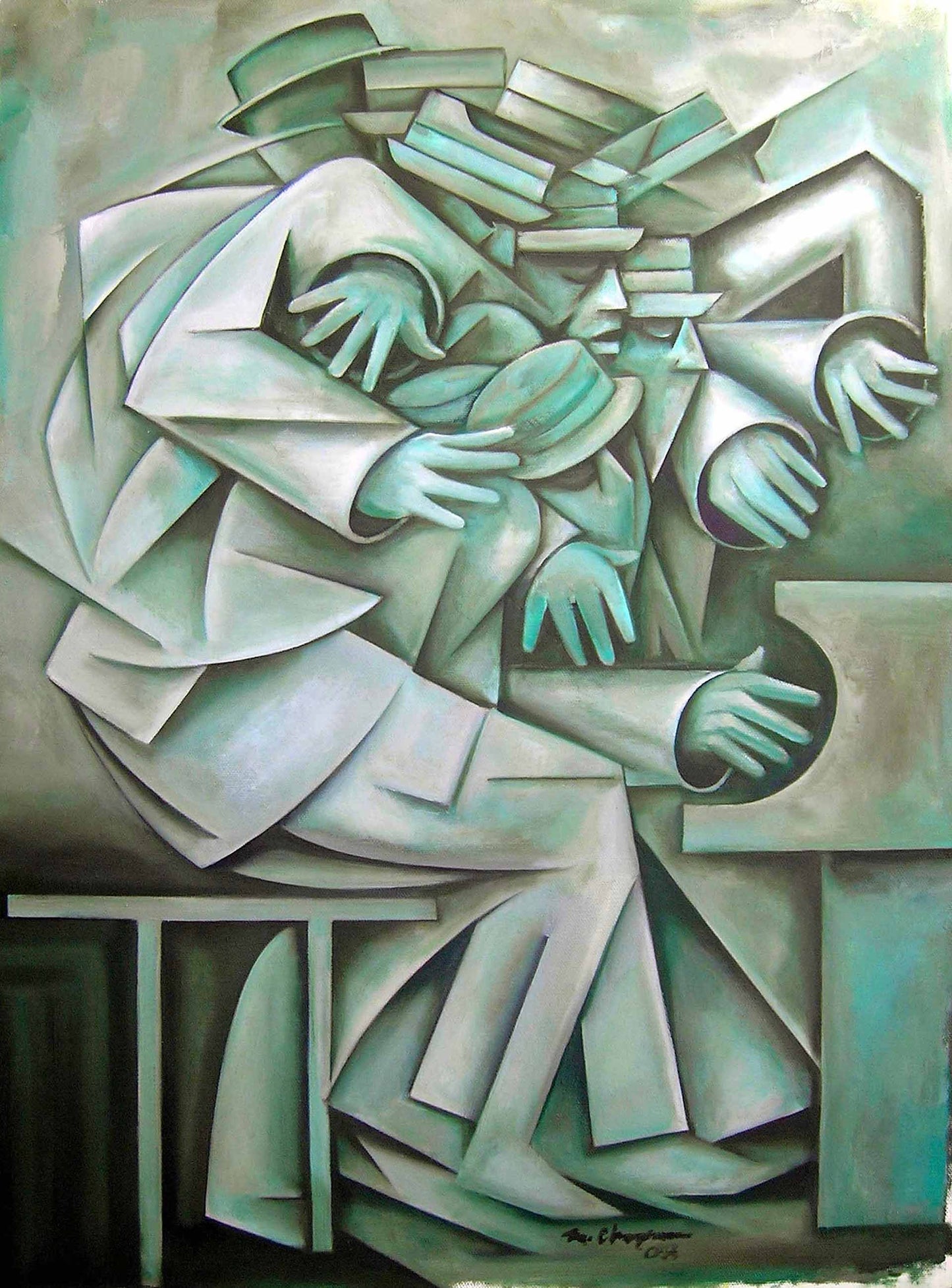 Hats and Beards (print)